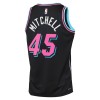 Män Miami Heat Tröja Davion Mitchell Nike 2025-26 City Edition Svart Swingman